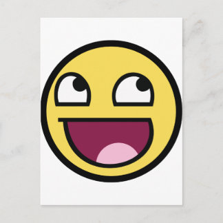 Awesome Face Postcard