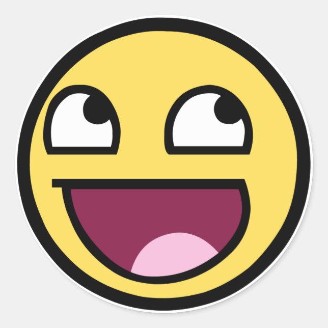 Awesome Face Sticker (Front)