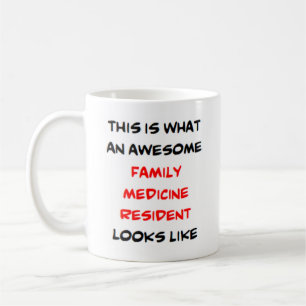 awesome family medicine resident coffee mug