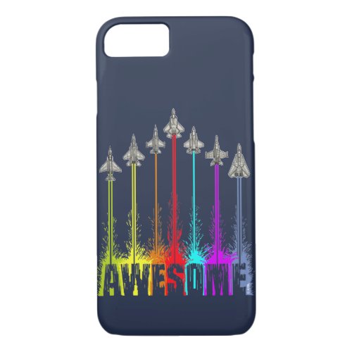 Awesome fighter jets iPhone 87 case