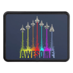 Awesome fighter jets hitch cover