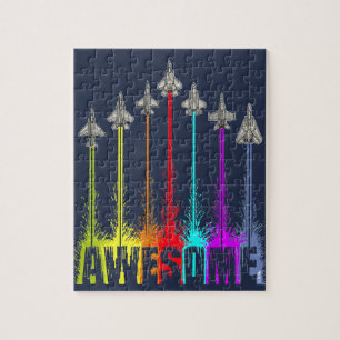 Awesome fighter jets jigsaw puzzle