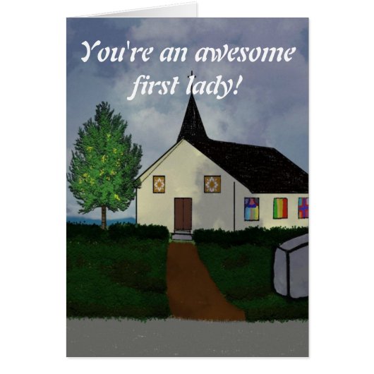 Awesome first lady cards (Front)