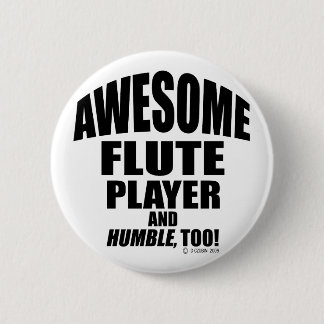 Awesome Flute Player Button