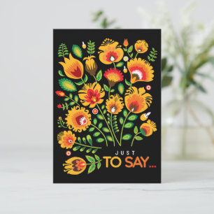 Awesome Folklore Just to say... Thank You Card