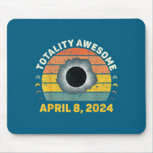 Awesome Funny Totality Vintage Totality Spring Sol Mouse Pad
