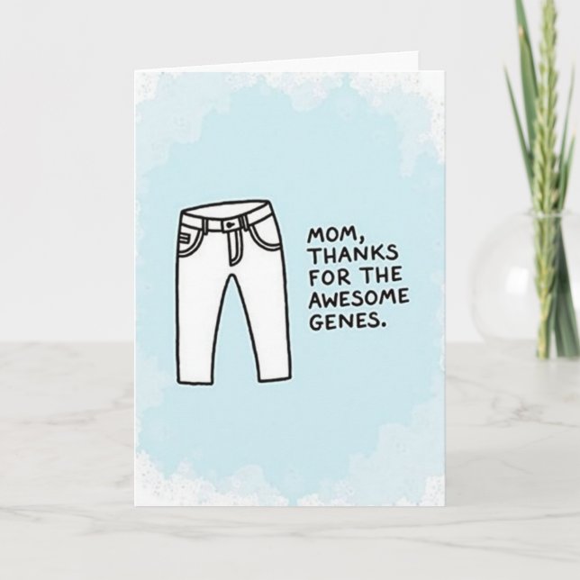 Awesome Genes Mothers Day Card (Front)