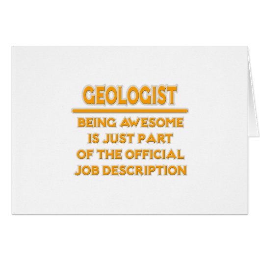 Awesome Geologist .. Official Job Description (Front Horizontal)