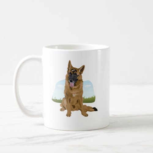 awesome German Shepherd  Coffee Mug