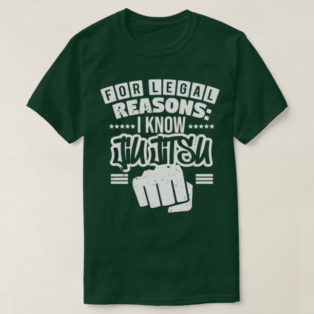 Awesome gift for JIUjitsu fighter T-Shirt (Design Front)