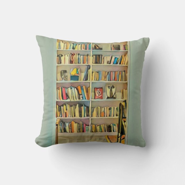 Awesome gifts for book lovers throw pillow (Front)