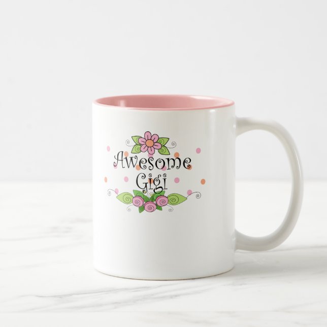 Awesome Gigi T-Shirt Two-Tone Coffee Mug (Right)
