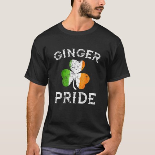 Awesome Ginger Pride St Patricks Day Irish Flag Cl T_Shirt