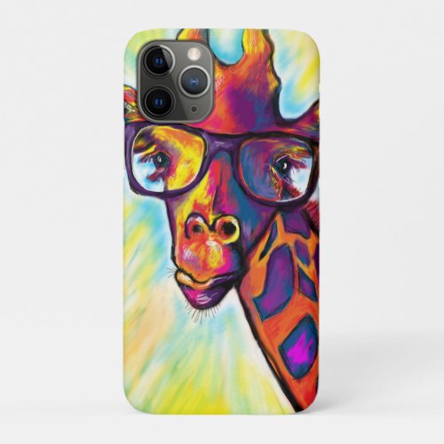 Awesome Giraffe With Glasses _ Device Case