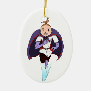 Awesome Girl Ceramic Ornament