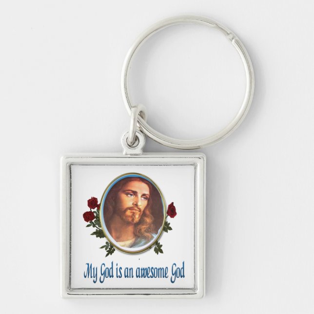 Awesome God Keychain (Front)