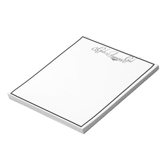 Awesome God Notepad (Rotated)