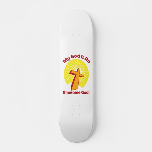Awesome God Skateboard Deck (Front)