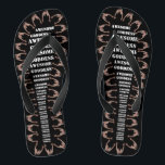 Awesome Goddess Army (WIDE STRAPS) Flip Flops<br><div class="desc">You're an Awesome Goddess,  and deserve to have an army of little men worshipping the ground you walk on... well... the flip flop you walk on anyway.  Have fun! Be empowered! Donates to cancer research!</div>