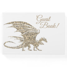 Awesome Golden Mosaic Dragon