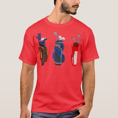 Awesome Golf Bags T_Shirt