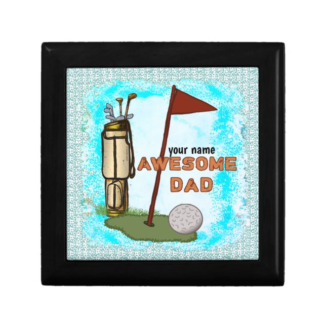 Awesome Golf Dad   Gift Box (Front)