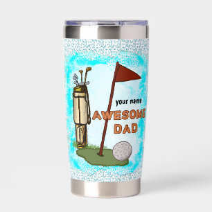 Awesome Golf Dad Insulated Tumbler