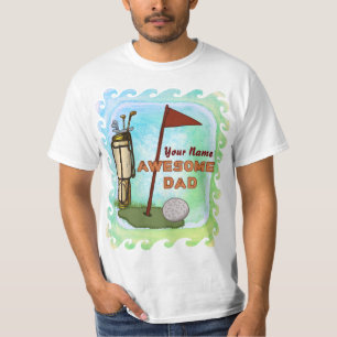 Awesome Golf Dad  t-shirt