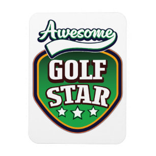 Awesome Golf Star Magnet