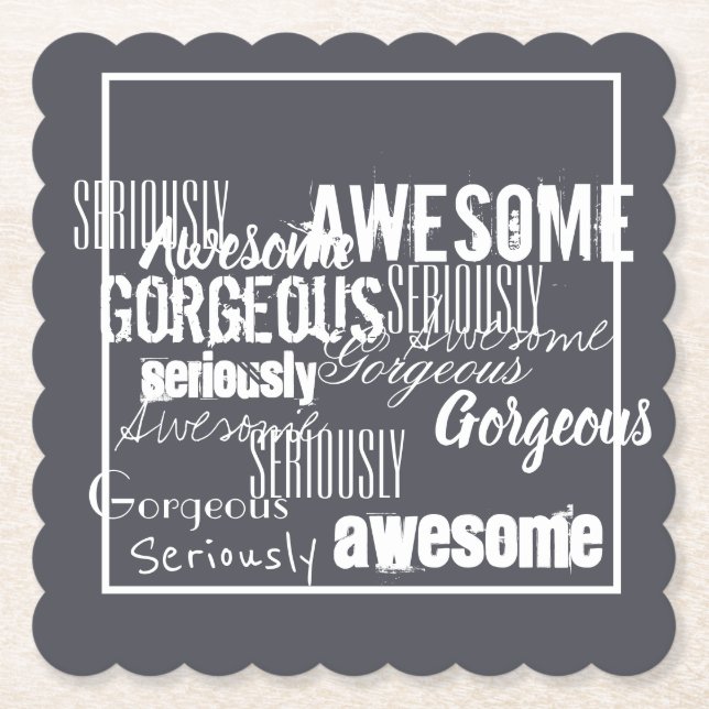 Awesome Gorgeous Inspiration Motivation Coaster (Front)
