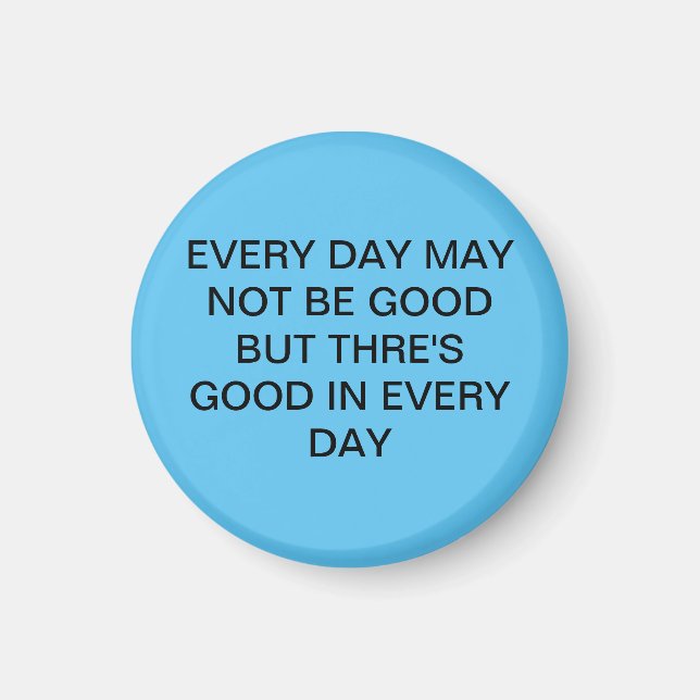 Awesome Gorgeous Sweet Blue With Text  Magnet (Front)