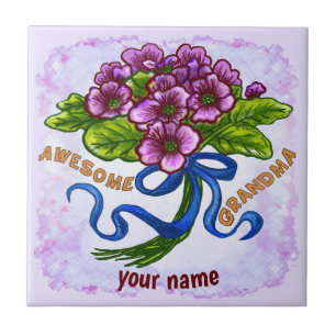 Awesome Grandma Ceramic Tile
