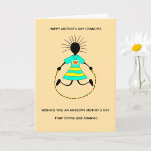 Awesome Grandma Happy Mother's Day Card