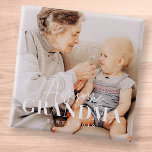 Awesome Grandma Since 20XX Simple Elegant Photo Button<br><div class="desc">This simple and modern design is composed of serif and cursive typography and add a custom photo</div>