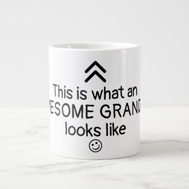 Awesome Grandpa Giant Coffee Mug (Front)