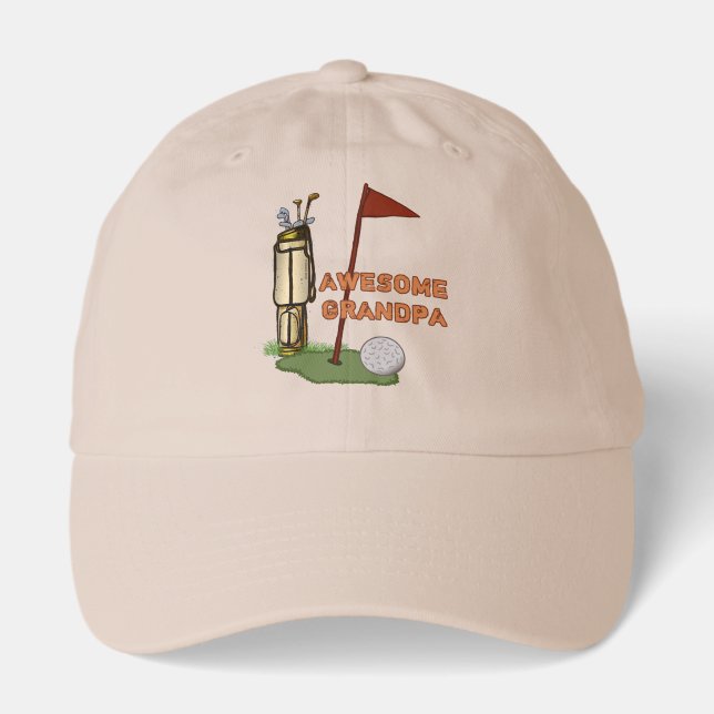 Awesome Grandpa Golf hat (Front)