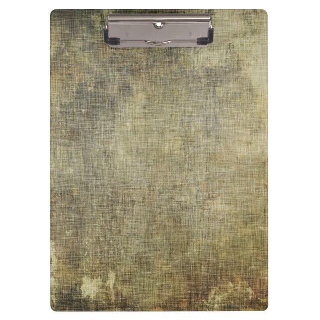 Awesome Gray Grunge Textured Look Clipboard (Front)