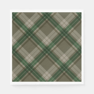 Awesome Green Plaid Napkins