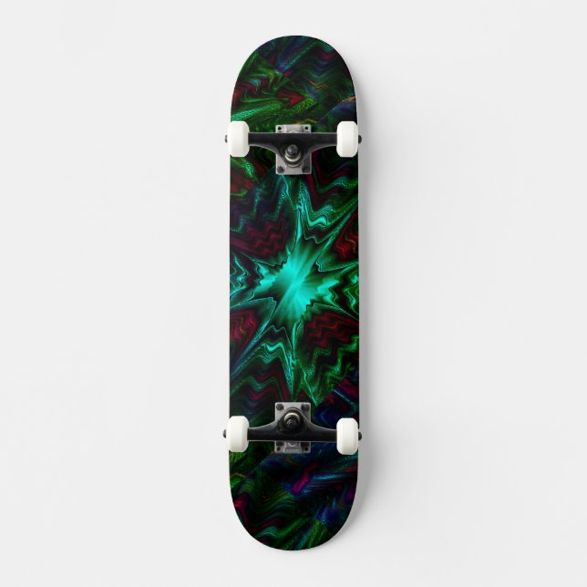 Awesome Green Quartz  Skateboard (Front)
