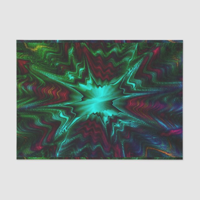 Awesome Green Quartz  Tissue Paper (Front)