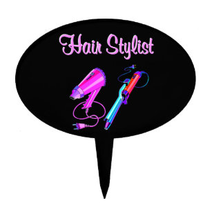 Hair Stylist Cake Toppers Zazzle Awesome Hair Stylist Tees And Gifts Cake Topper