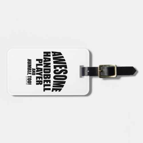 Awesome Handbell Player Luggage Tag