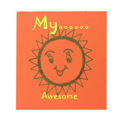 Awesome Happy Face Notepad