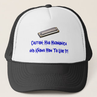 Awesome Harmonica Hat! Trucker Hat