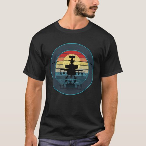  Awesome Helicopter Sunset T_Shirt