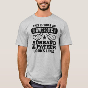 Awesome Husband and Father T-Shirt