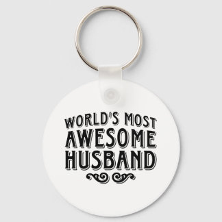 Awesome Husband Keychain
