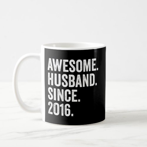 Awesome Husband Since 2016 6Th Wedding Anniversary Coffee Mug