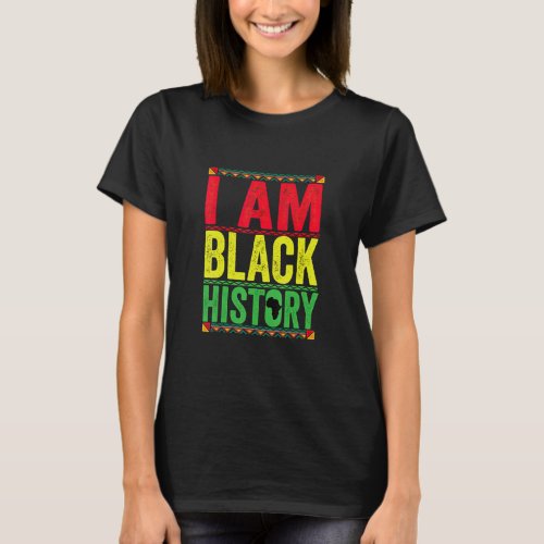 Awesome I Am Black History Black Month History Cos T_Shirt
