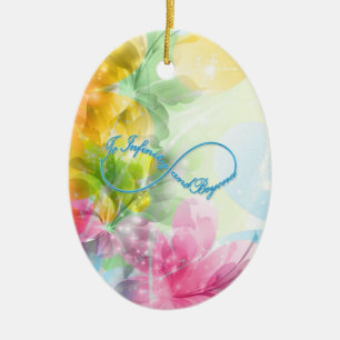Awesome Infinity symbol "To infinity and beyond" Ceramic Ornament